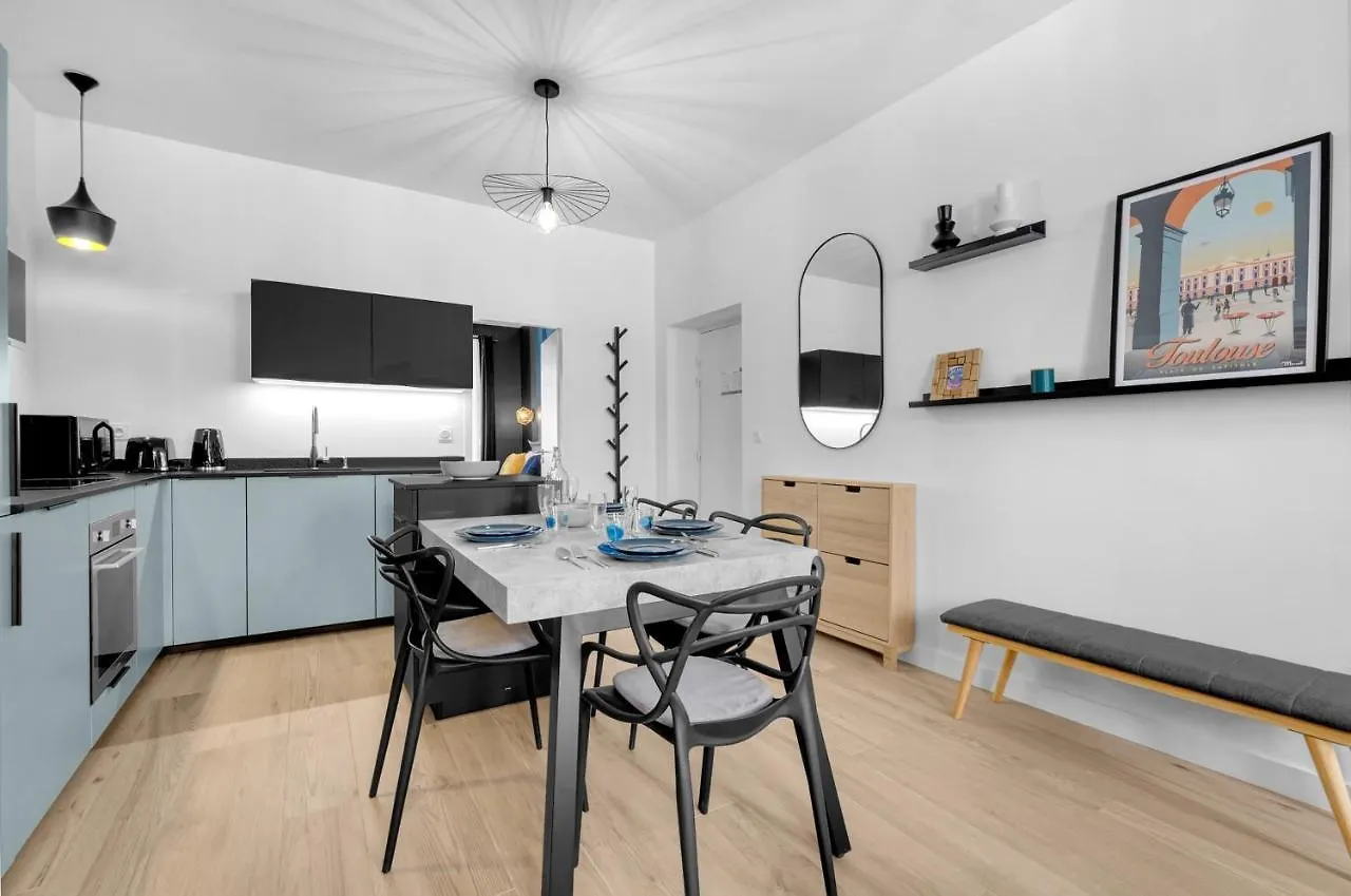 L'Azzurri - Charmant Appartement Pour 4 Toulouse 0*,