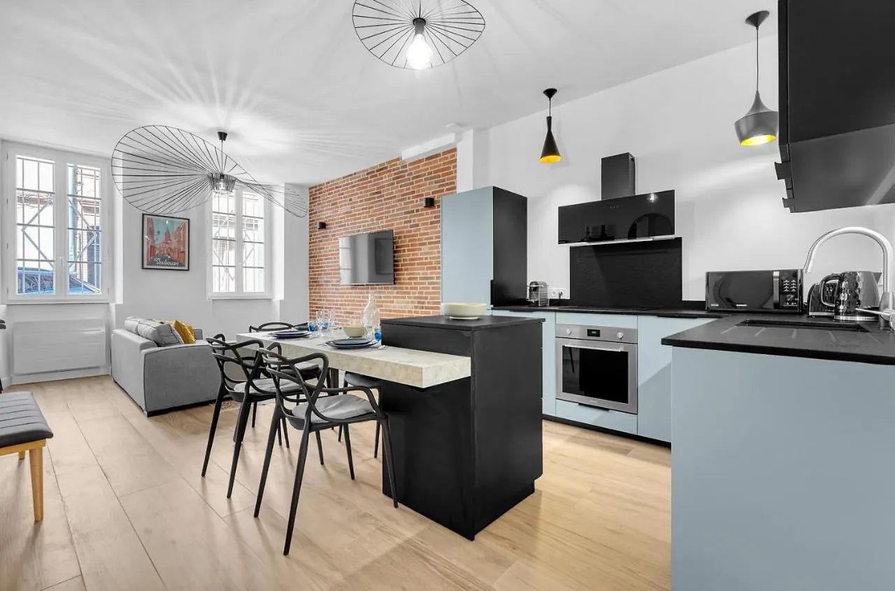 L'Azzurri - Charmant Appartement Pour 4 Toulouse Apartmán